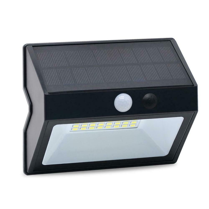 Solar Powered LED Wall Lamp Waterproof Body Induction Garden Outdoor Light