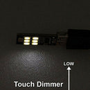 5 pcs USB Light Keychain Super Bright 6 LEDs Mini USB Light Lamp with Smart