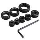 8Pcs Woodworking Drill Bit Depth Stop Collars Ring Positioner Drill Locator