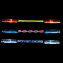 Zhigao Glowing spinning pen Ballpoint pen stationary marker pen Rotate to scrol@