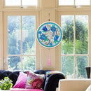 Flower Diamond Painting Pink Tassels Special Shape Full Drill Home Pendants