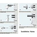 Bathroom Towel Hooks, Coat/Robe Clothes Hooks, SUS 304 Stainless Steel Wall