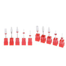 10x Nail Drill Bits for Acrylic Nails, Professional Ceramic 3/32" Nail Drill Bit