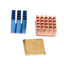 3Pcs/Set Copper Heatsink Heat Sink Cooling Fin Kits For Raspberry Pi 3