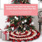 Christmas Cloth Cake Tree Skirt Home Outdoor Decor Plaid Carpet Floor Mat