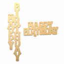 Birthday Text Cutting Dies Stencil DIY Scrapbooking Embossing Card Craft De A3Z1