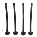 4Pcs Landing Gears Heightened Extender Bracket For DJI F450 F550 SK480 Black