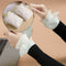 Lady False Collar Cuff Set Stand Ruffles Half Shirt Detachable False Faux Collar