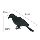 Artificial Crow Black Bird Raven Prop Decor For Halloween Display Event Par O7I1