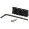 Chrome 42mm Alloy Locking Nut Wrench Screws Black For Guitar Parts Replacem