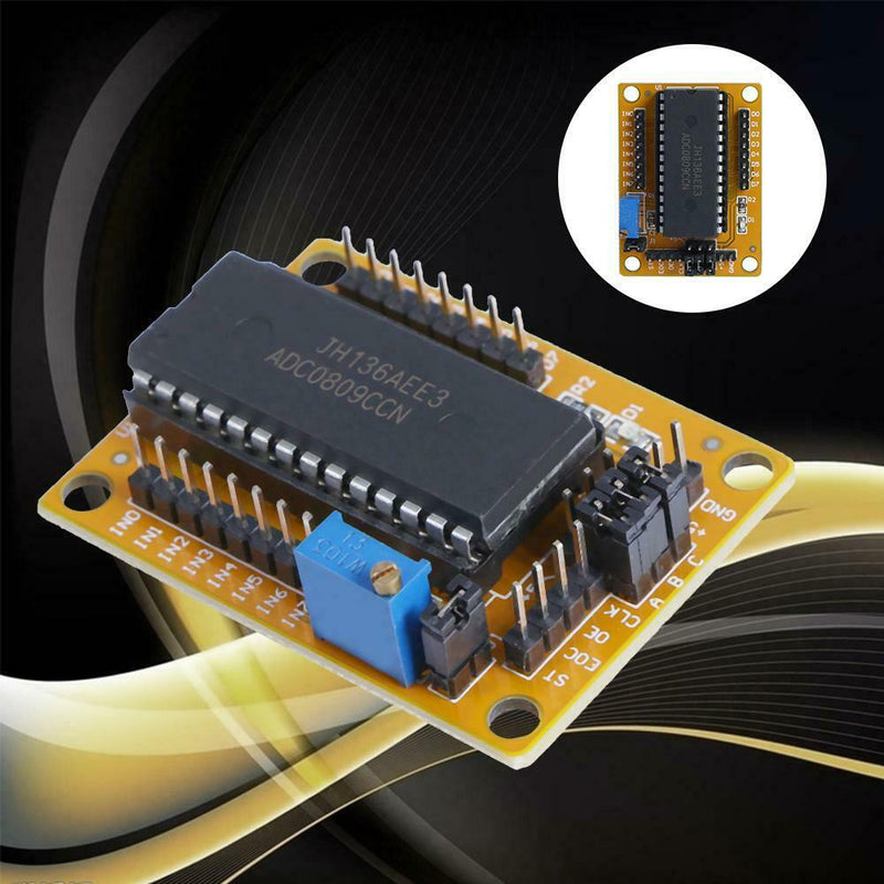 ADC0809 Module AD Converter 8 Channel Parallel Digital Voltmeter Module