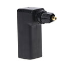 Audio Connector Optical TosLink Female to TosLink Male Plug Angled Adapter