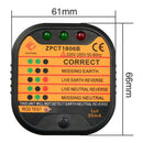 Electric Socket Testers Power Outlet Safety Leakage Voltage Detector (EU) A