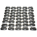 40pcs U-shaped clamp For Hair Extensions Wig Clips DIY Comb Black Frame Z3Q9