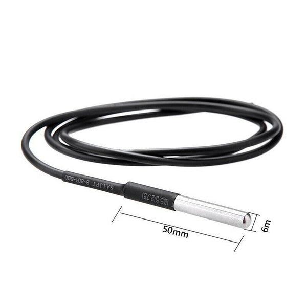 1pc Waterproof DS18B20 Digital Thermal Probe Sensor/Temperature Sensor 100cm
