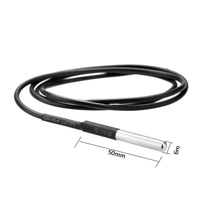1pc Waterproof DS18B20 Digital Thermal Probe Sensor/Temperature Sensor 100cm