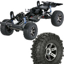 Durable 4 Pieces Rubber Off-Road Car Tyres for 1/10 Axial SCX10 CC01 RC4WD D110