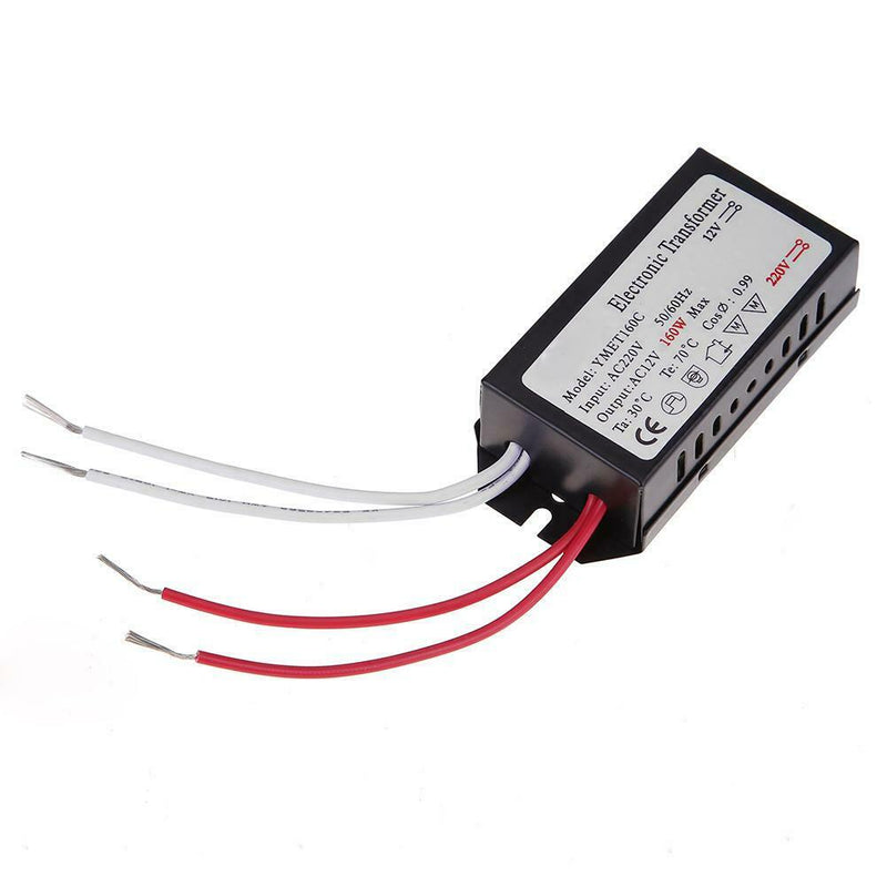 220V to 12V Crystal Quartz Halogen Lamp Electronic Transformer Power Supply A