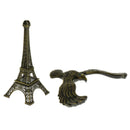 Creative Iron Tower Balance Eagle Statue Gift DIY Craft bronze 20cm