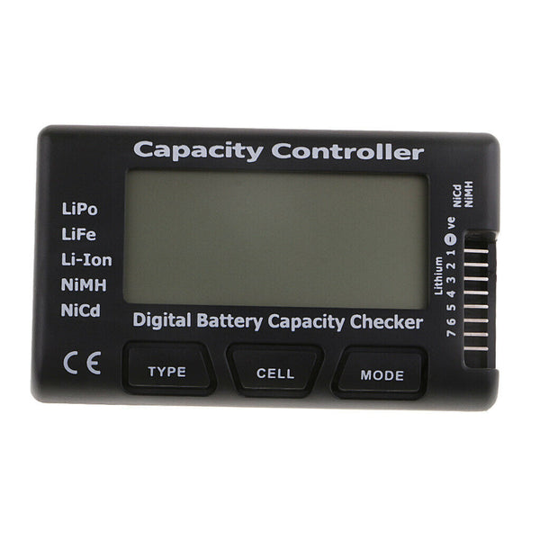 RC Digital Battery Checker Tester with Balance Support Multi Type Batteries