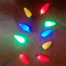 Festival Necklace LED Light Up Plastic Flashlight Christmas Party Bulb  For Kid