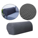 2x Polyester Sofa Armchair Armrest Slipcovers Anti-slip Couch Armrest Covers