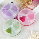 3Grids Rotating Pill Box Travel Pill Case Splitter Pill Organizer Medicin Bj