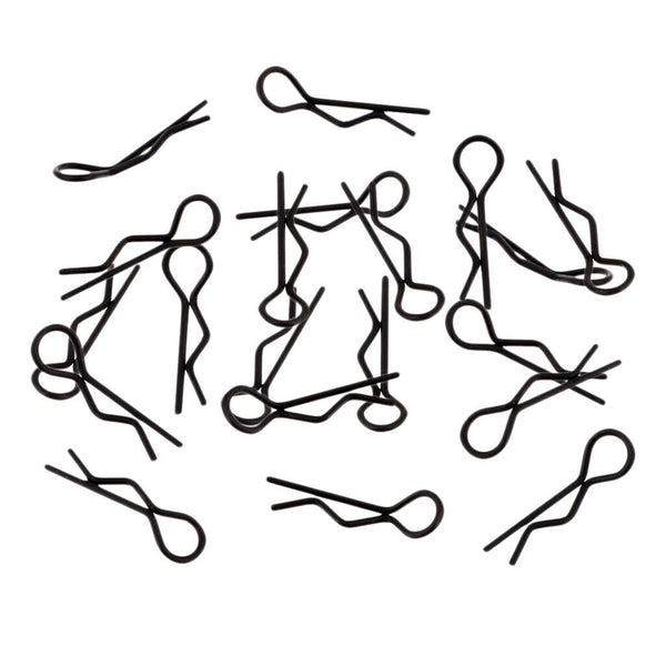 20pcs/set RC Car R-Pins fit 1/10 1/12 1/16 1/18 RC Car Truggy Accessory Black