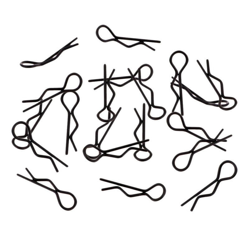 20pcs/set RC Car R-Pins fit 1/10 1/12 1/16 1/18 RC Car Truggy Accessory Black