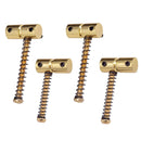 4 Pieces Long Short Electric Bass Guitar Bridge Saddle Mounting Screw Fixed