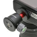 VD-M3 Mini Ball Head Aluminum Alloy 360 Degree Rotating Tripod Ball Head A