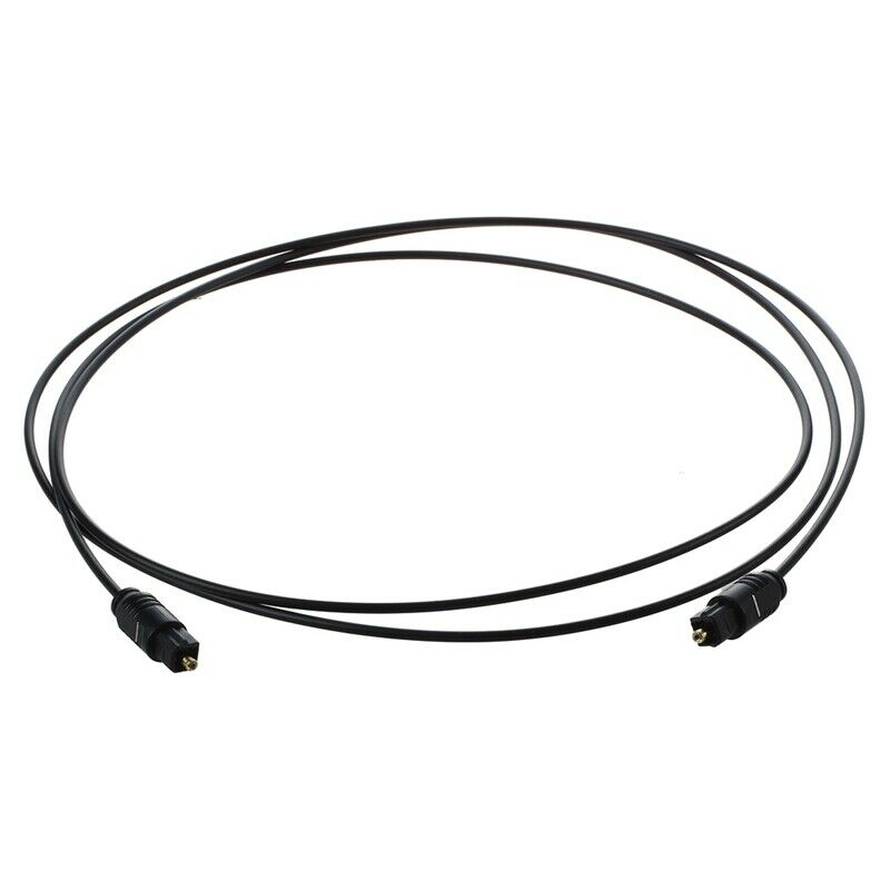5X( 1.5M Toslink Optical Fiber Audio Cable Digital 5FT OD 6.0 SPDIF MD DVD H9M7)