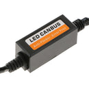 2x H7 Headlight Capacitor Load Resistor Canbus Decoder Wire Harness Adapter