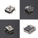 10Pcs Mini USB Female 5Pin B Socket 4 Legs SMT SMD Soldering Connector Port  Ew