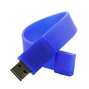 Fashion Silicone Bracelet USB 2.0 Flash Memory Drive(8GB, Blue) X5D3
