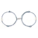 Couple Rope Braided Distance Magnetic Friendship Lover Matching Bracelet New