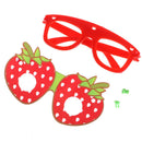 Creative Fruit Shape Kids Decorative Glasses Handmade DIY Party Sunglass T JR
