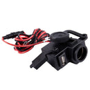 12v Waterproof Motorbike USB Power Socket Adapter Charger Outlet Motorcycle F5M7