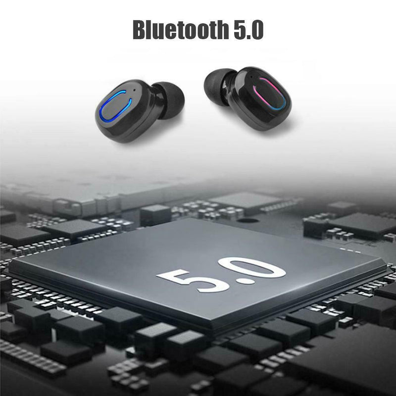 T18S Mini TWS Wireless Bluetooth Earphone In-Ear Earbuds with Charging Box A