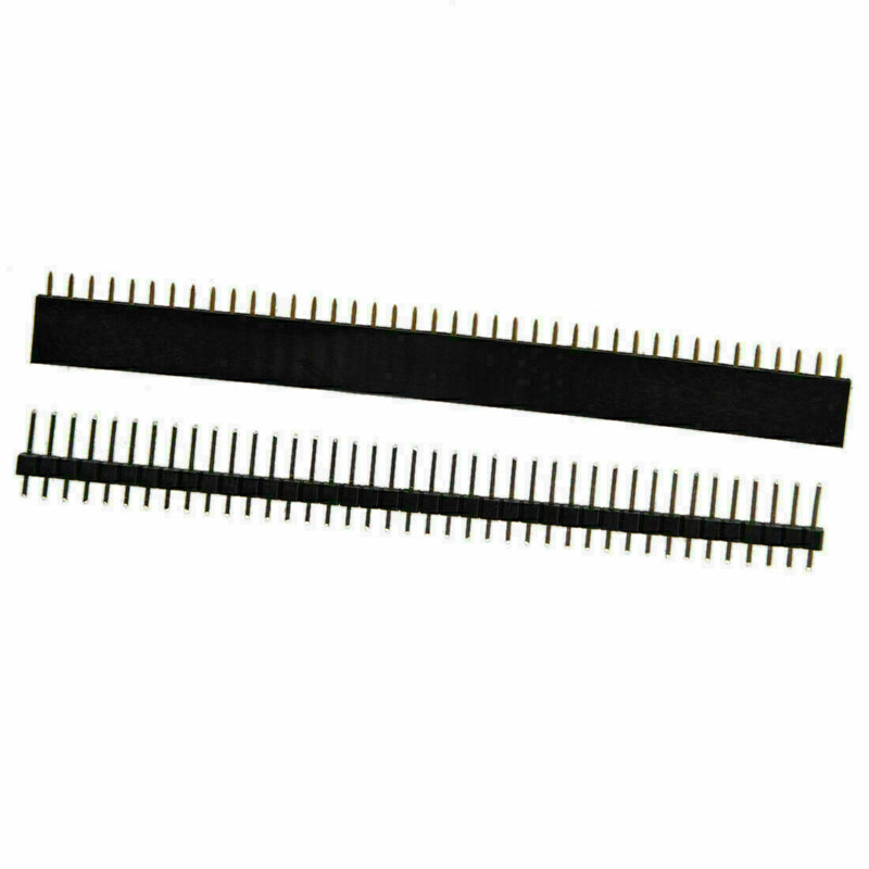 5Pcs 40 Pin 2.54mm Single Row Straight Male + Female Header AD Ne Strip G0H X4L8