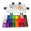 24Wells Paint Palette Box Art Paint Tray for Watercolor Acrylic Oil Painting