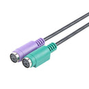 Dual PS2 Female To USB 2.0 Male-Converter Adaptor Cable Wire For Mouse Ke LNP