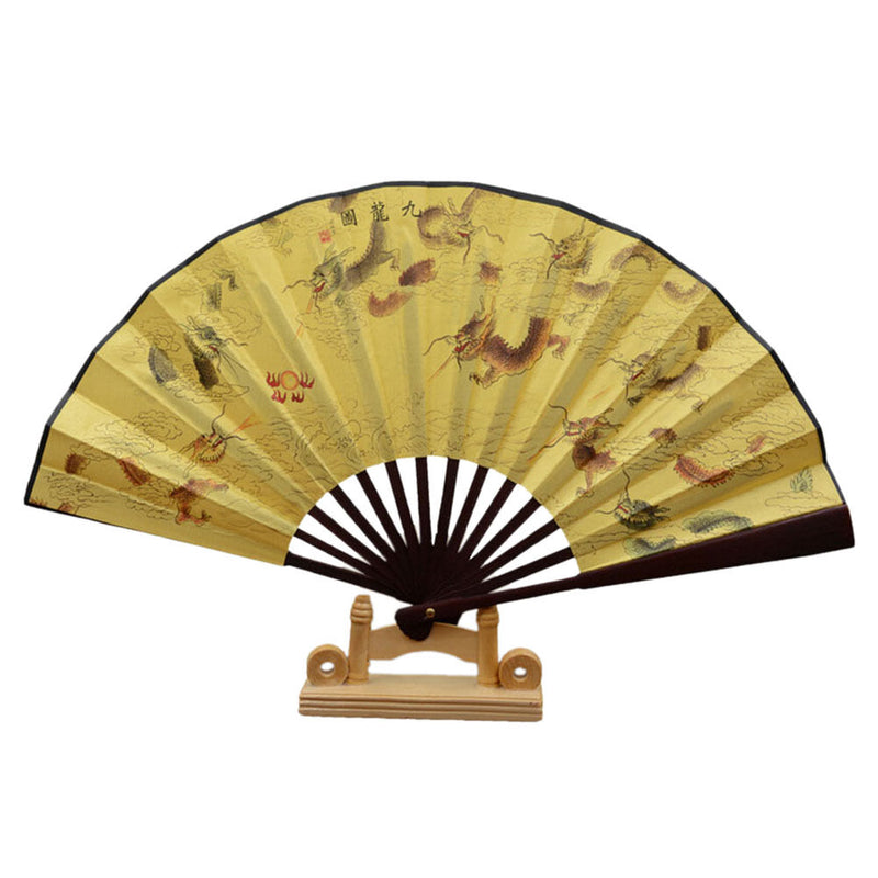 1x Chinese Japanese Silk Folding Hand Held Pocket Fan Party Dance gtJCAUB Gw