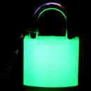 50mm Luminous Padlock Acrylic Fluorescence Padlock Industrial Safety Lock