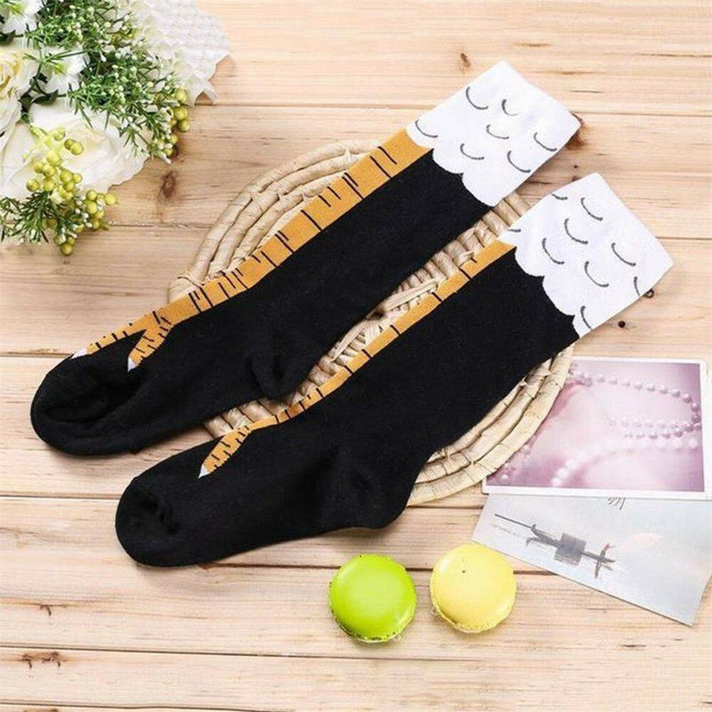Womens Chicken Foot Socks Leg/Knee Socks Xmas 3- Chicken Socks Cartoon Stockings