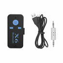 Pro X6 Wireless USB Mini Bluetooth Stereo Audio Music Car Adapter Mic