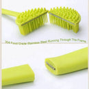Back Brush, Silicone Body Brush Double Sided Brush, Long Handle Anti-slip S Y4F4