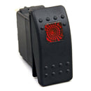 Red 12V 20A Car LED Light ON-OFF Illuminated Rocker Switch Waterproof Boat