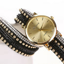 8 Colors Luxury Casua Wristwatch Watch Women Dress Watch  Black A
