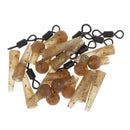 30 Perfect Tackle Set Ball Bearing Swivels / Buffer Beads / Tail Rubbers